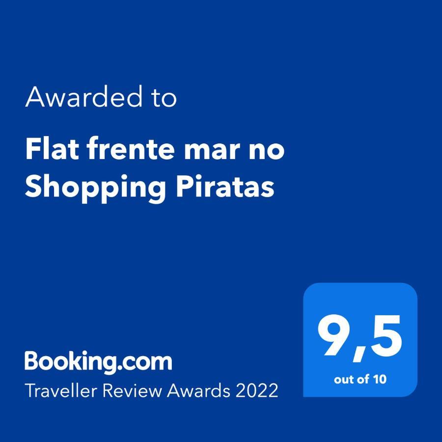 דירות אנגרה דוס רייס Flat Frente Mar No Shopping Piratas , Com Estacionamento Gratuito מראה חיצוני תמונה